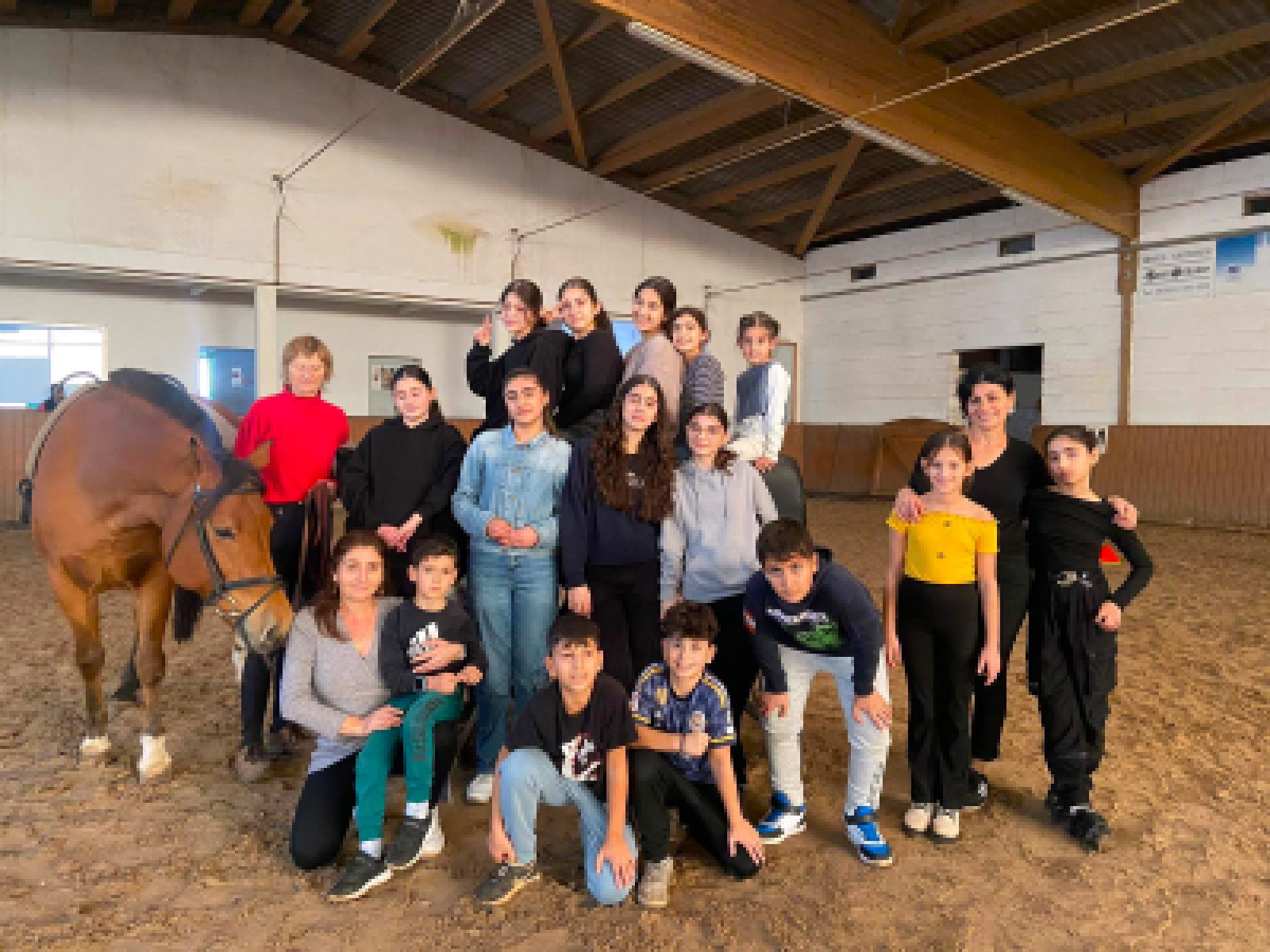 Reitworkshop f&uuml;r die Govend-Kindergruppe von Yekmal Bad Kreuznach